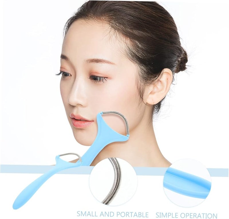 NOLITOY Facial Hair Remover Spring Tool Manual Threading Device For Upper Lip Chin Cheeks Portable Hair Removal For Women - Image 2